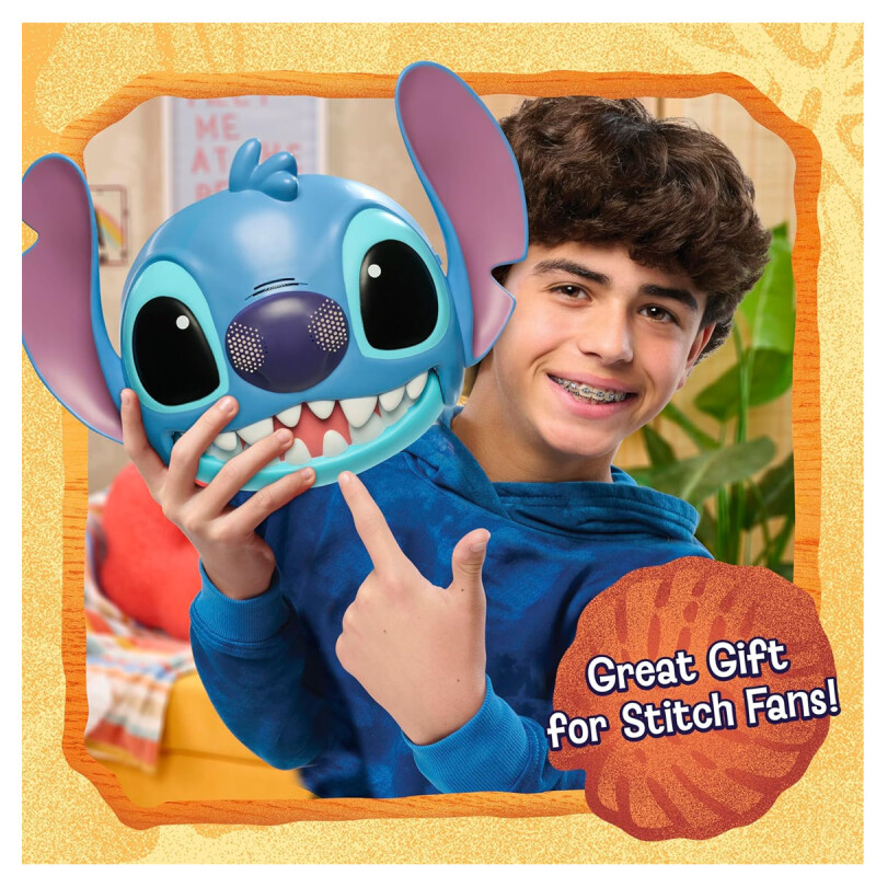 Stitch Máscara 25 Sonidos y Frases, Disney Stitch Máscara 25 Sonidos y Frases, Disney