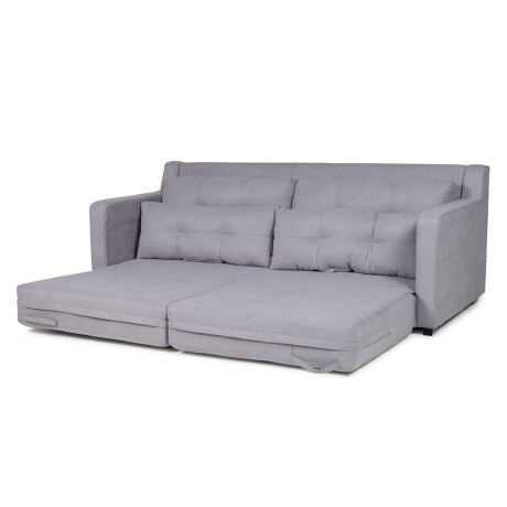 Sofá Cama Nizza - Tela Microfibra 12074 (Ceniza)