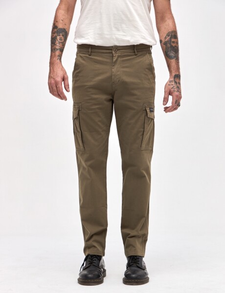 Pantalón cargo Roque I26 Oliva
