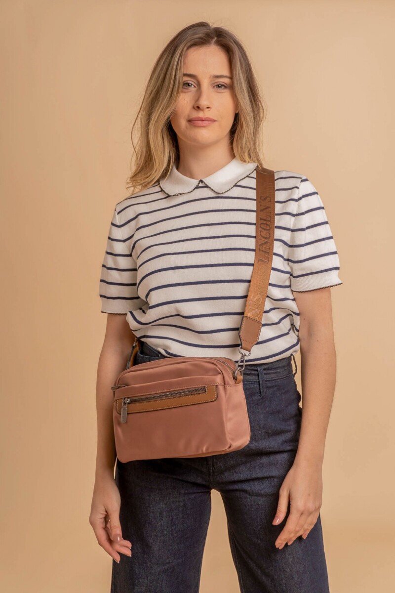 BANDOLERA MORRAL JENGIBRE - CAFE 