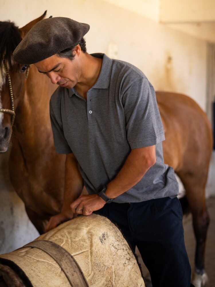 Remera Piqué Gris Oscuro