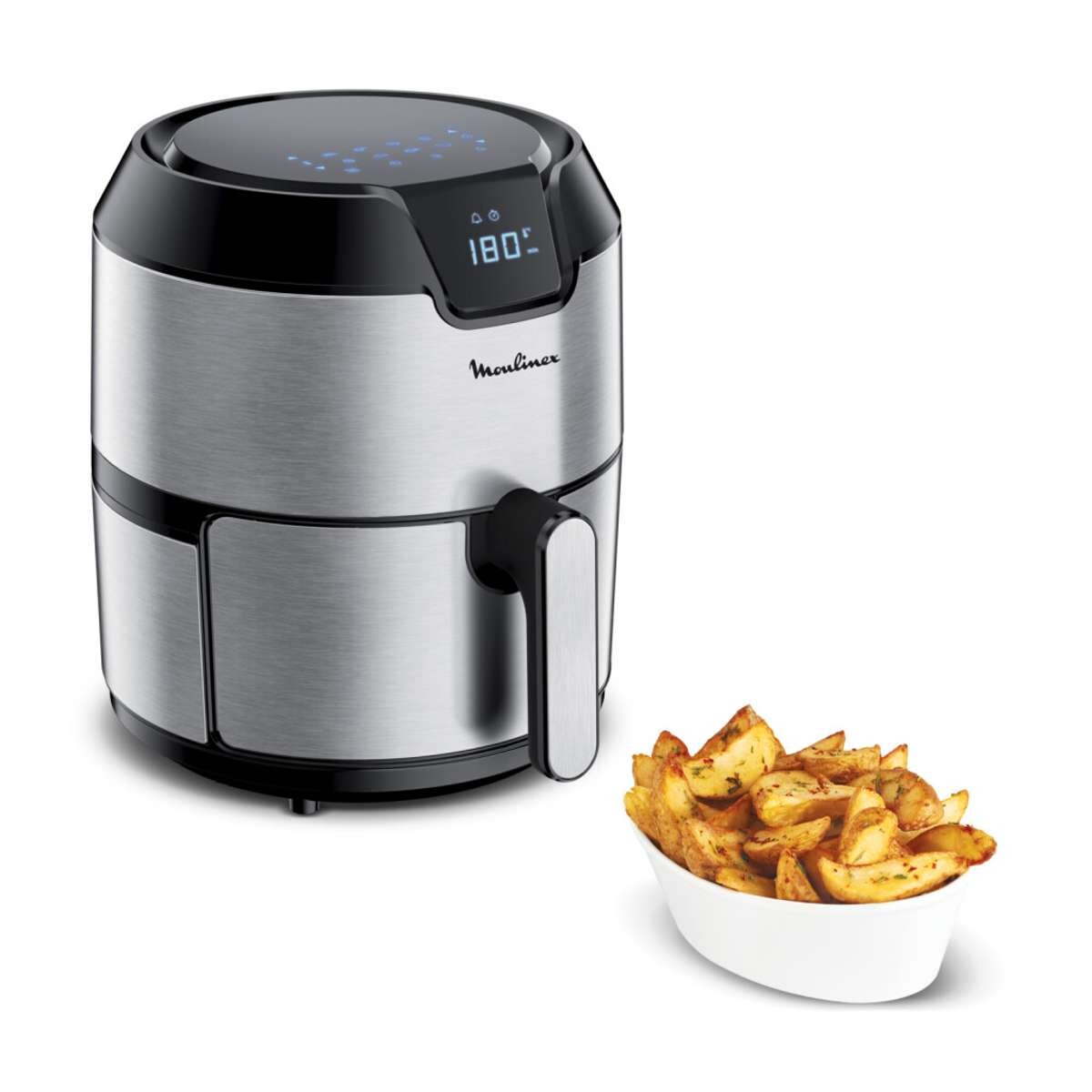 Freidora De Aire Digital Inox Xl Moulinex - Easy Fry Deluxe 42Lts 