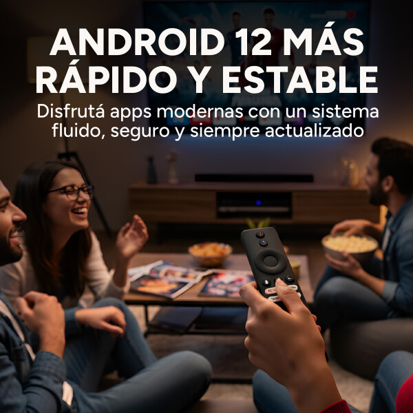 Smart Tv Box Goldtech 16Gb 2Gb Ram 4K Quad Core Android 11 Color Negro