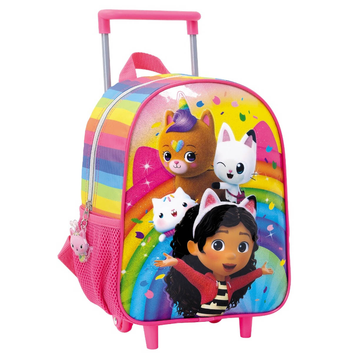 Mochila Escolar Gabby Dollhouse Infantil Con Carro - 3 
