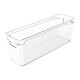 Organizador con asas clear 37x10x13 cm TRANSLUCIDO