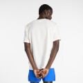 Remera New Balance de Hombre -Athletics Relaxed- MT51900SST WHITE