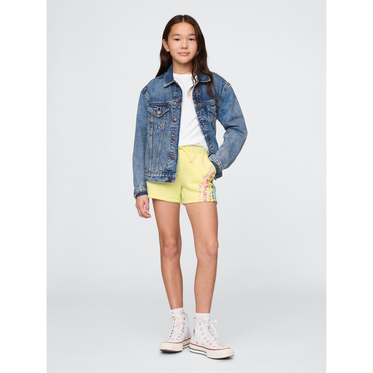 V-FRCH FT LOGO SHORT - CITRON 