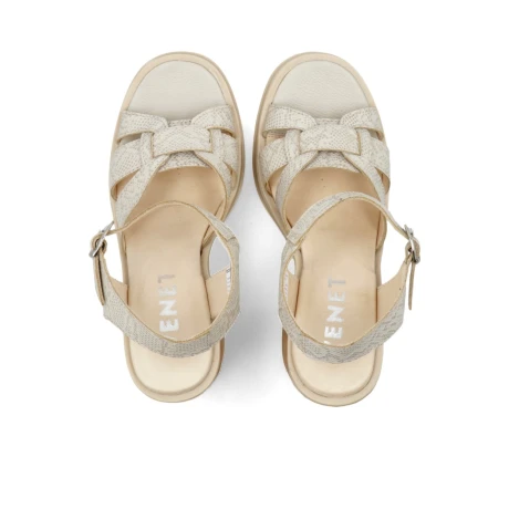 SANDALIAS VENET - CUERO BENT BEIGE