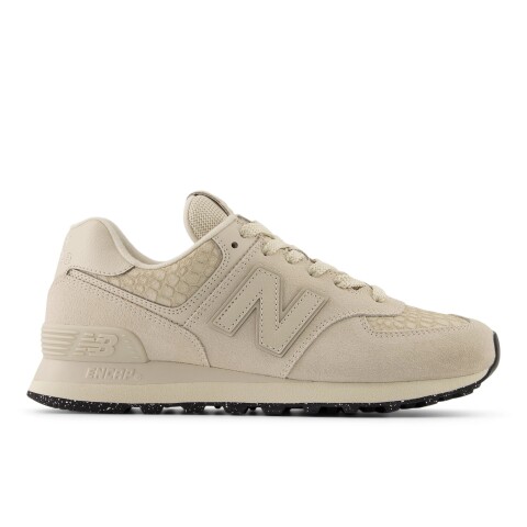 Championes New Balance de Dama - 574 - WL574PBK WHITE