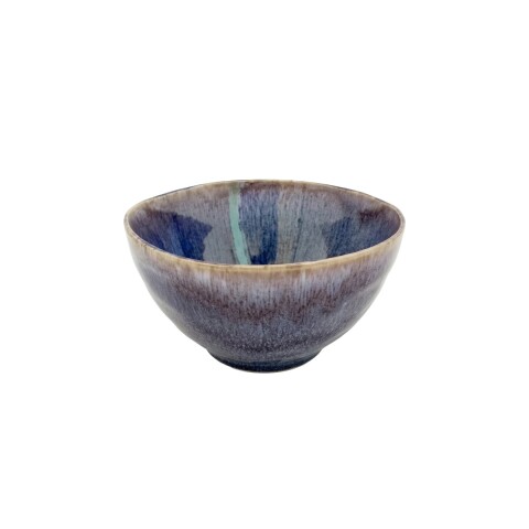 BOWL CERAMICA AZUL ARTESANAL 14.5X8CM Unica