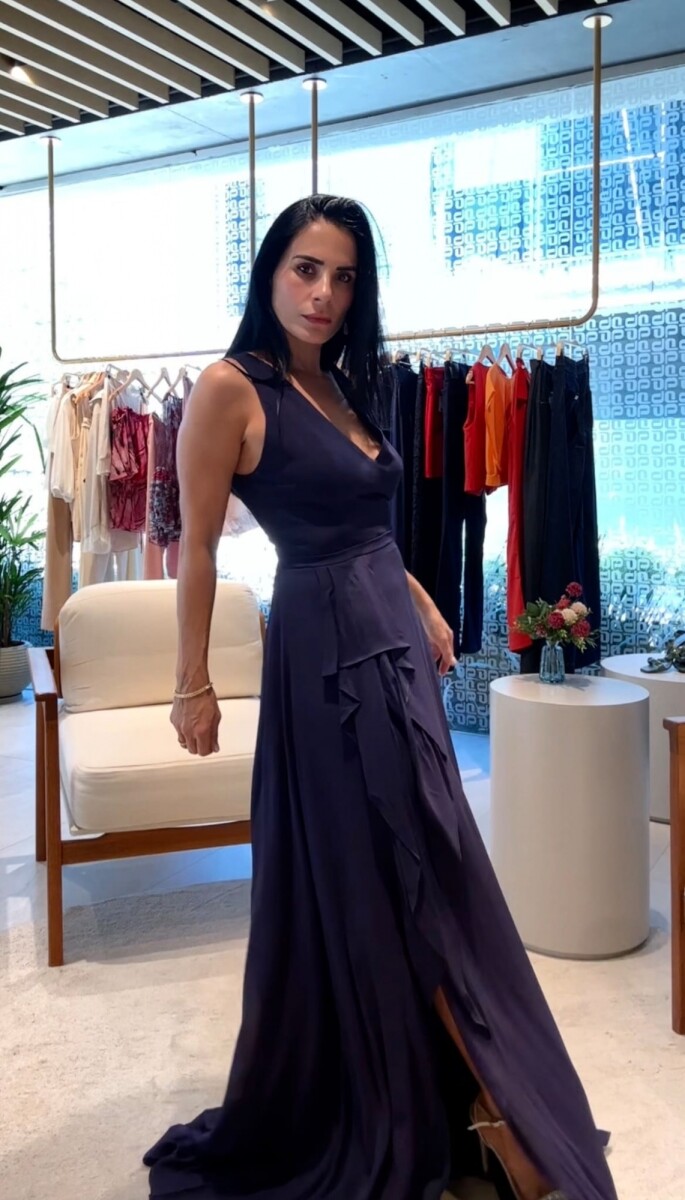 Vestido largo Justine - Azul 