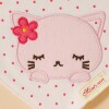 Set baberos bandana x3 gatita rosa