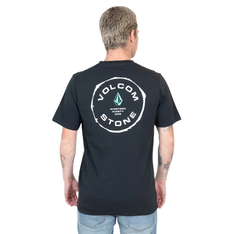 Remera Volcom Wheels On The Bud - Negro Remera Volcom Wheels On The Bud - Negro