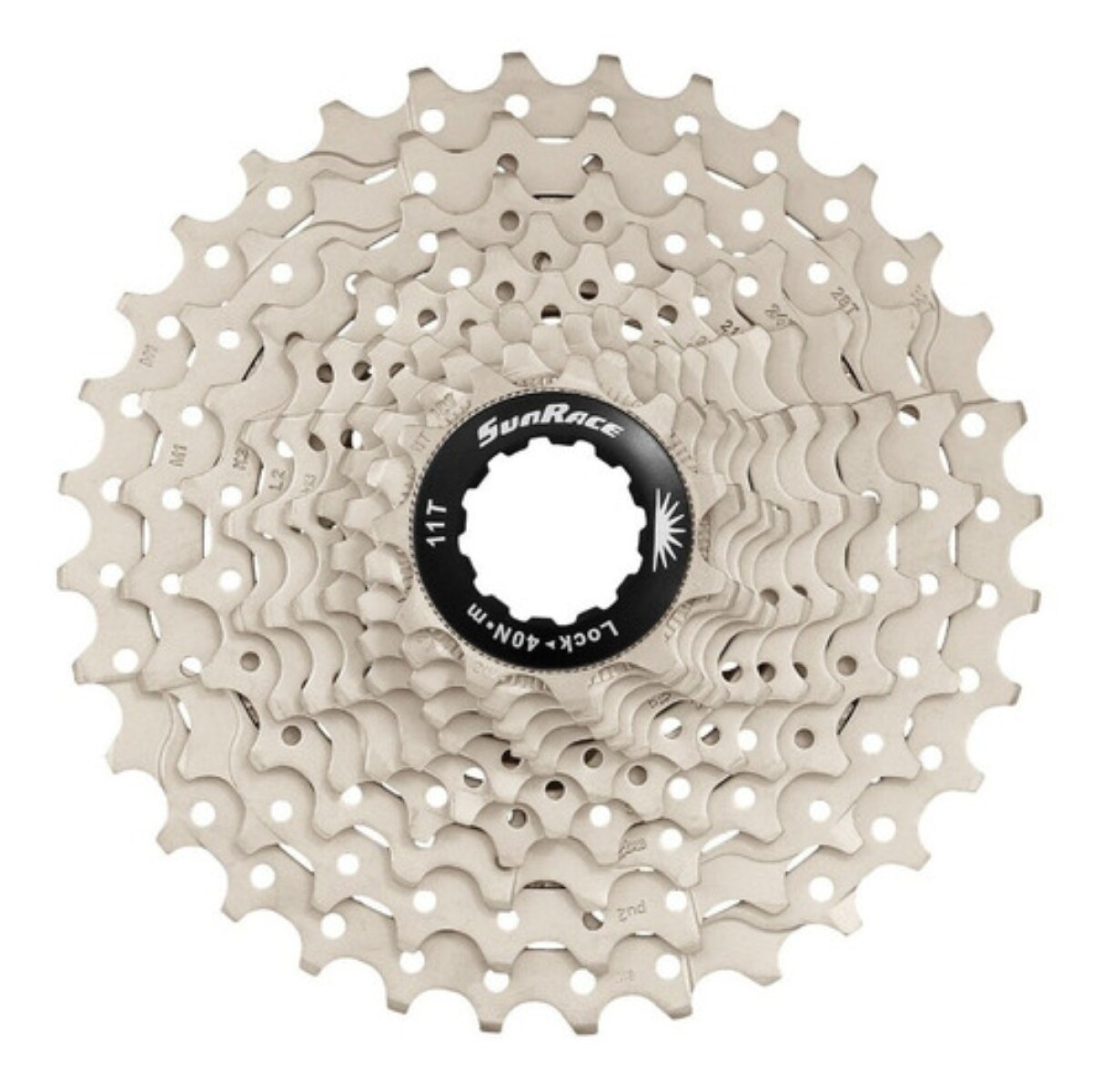 Cassette Sunrace Rs3 11 Vel 11-25 - Plateado 