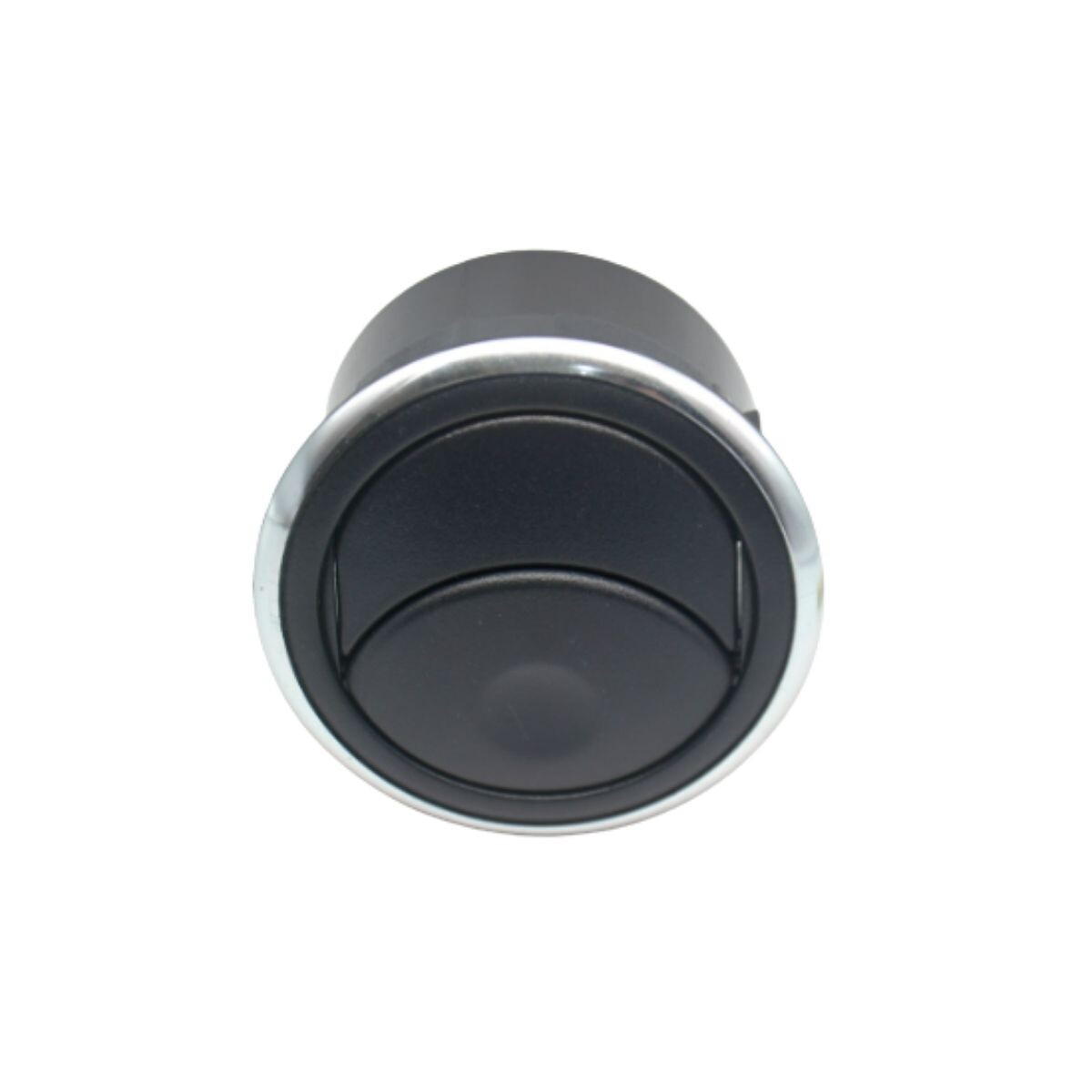 REJILLA DIFUSOR DE AIRE LATERAL / CENTRAL (NEGRO CON ARO CROMADO) 
