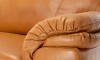 Sillón 100% Cuero - 3 Cuerpos - Monza Camel