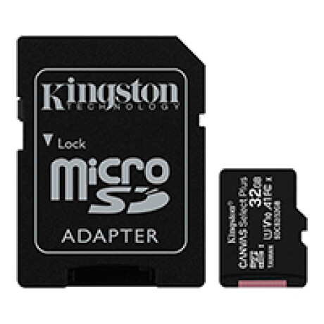 Kingston - Memoria Micro Sd Canvas Select Plus SDCS2/32GB - 32GB. Escritura 100MB/S. Uhs-i, U1, V10. 001