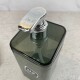 Dispensador de jabón 350ml NEGRO TRASLÚCIDO
