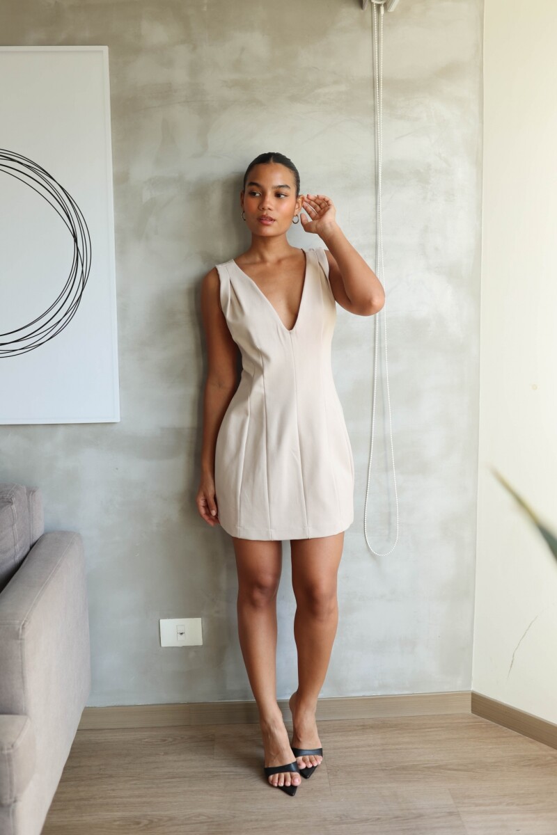 VESTIDO MARGOTT BEIGE
