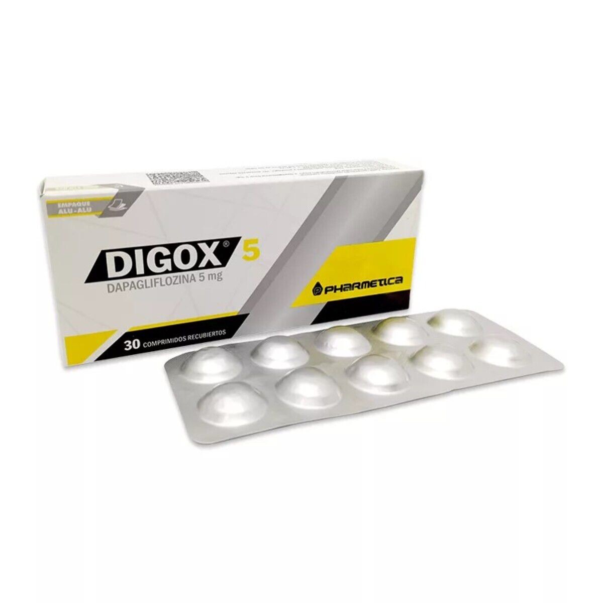 DIGOX 5 MG CJ X 30 COMP. RECUBIERTOS 
