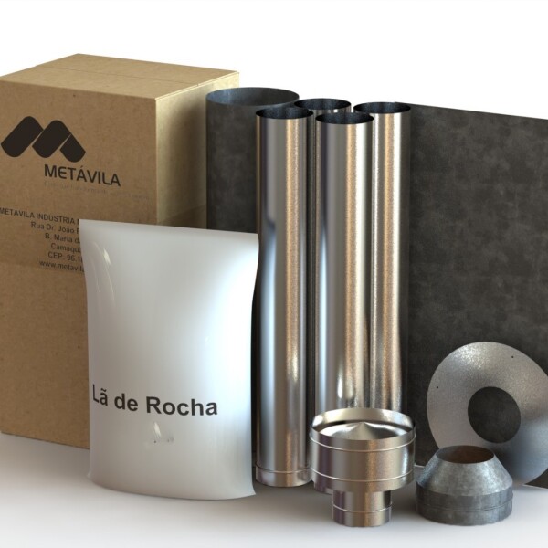 Kit de Instalación para Techo Metávila 150 mm | Acero Inoxidable Kit de Instalación para Techo Metávila 150 mm | Acero Inoxidable