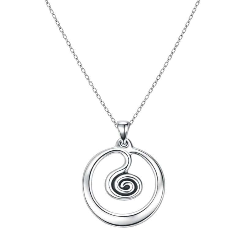 Dije Circulo Espiral - Plata 925 - sin piedra - CP4727 sinpiedra