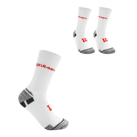 Medias Largas Pack X6 Pares Unisex Blanco