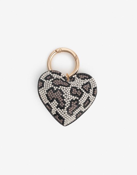 Llavero Strass Llavero Corazon Strass. - Combinacion Bicolor