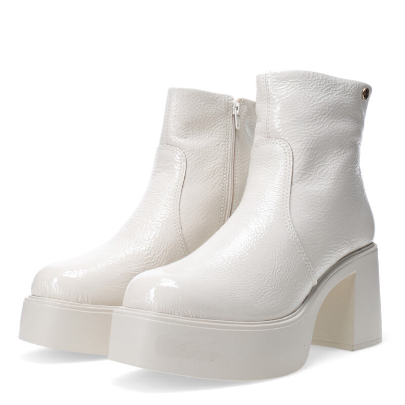 Botas de Mujer Bottero con plataforma Blanco