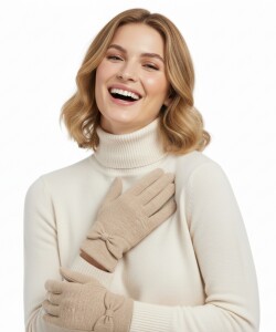 Guantes Moña TOSTADO