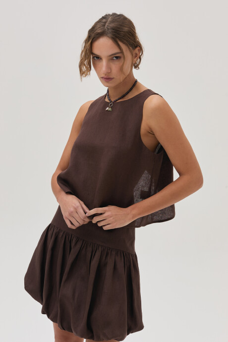 Falda Blair Chocolate