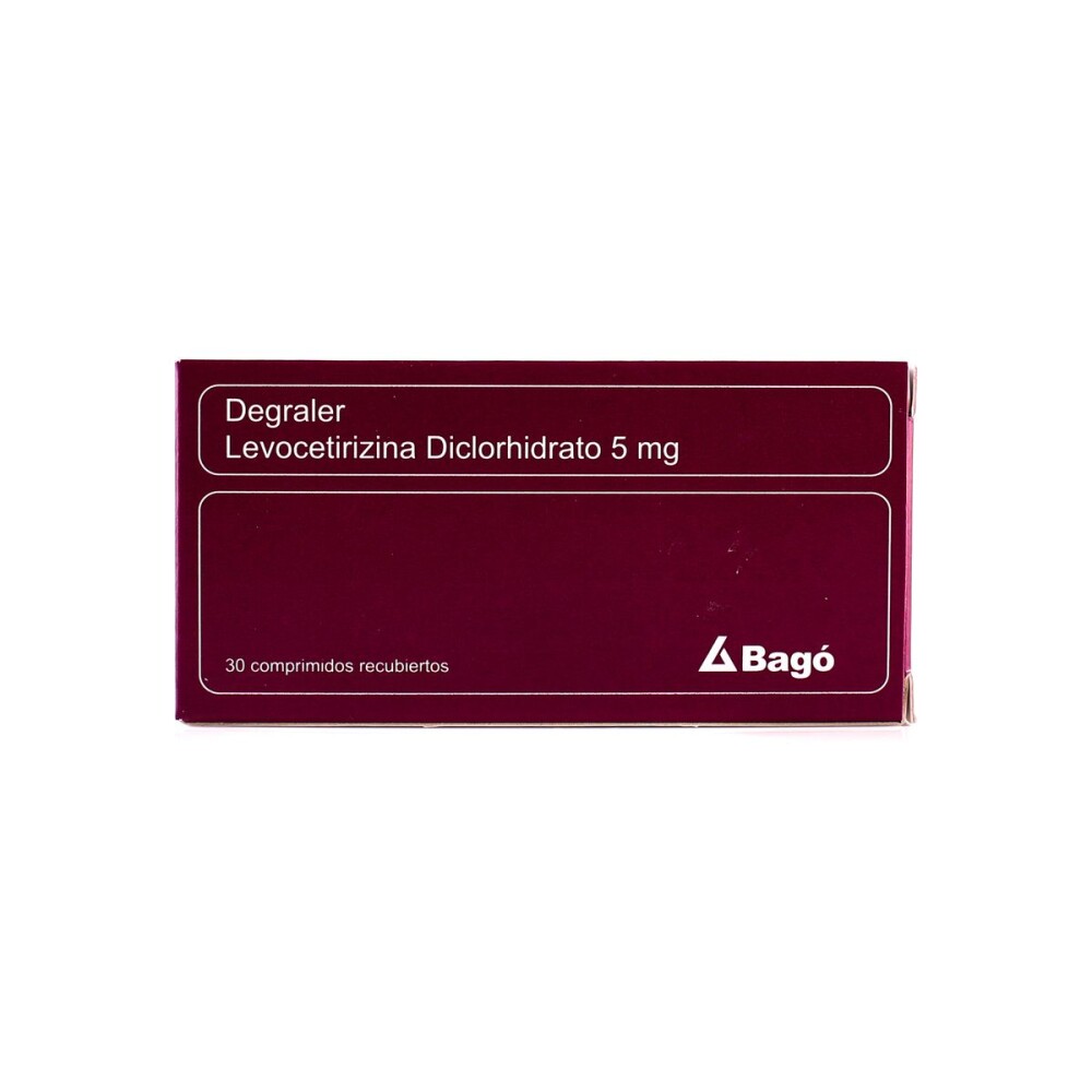DEGRALER 5 MG. CJ X 30 COMP. única