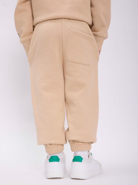 Pantalón deportivo jogger Tostado