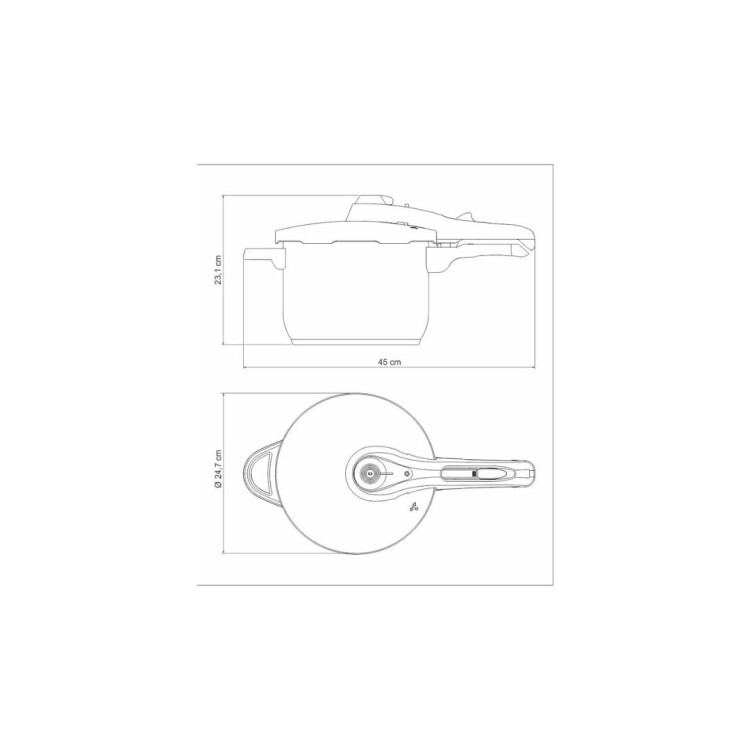 OLLA A PRESION TRAMONTINA SOLAR ACERO INOXIDABLE 6 LITROS OLLA A PRESION TRAMONTINA SOLAR ACERO INOXIDABLE 6 LITROS