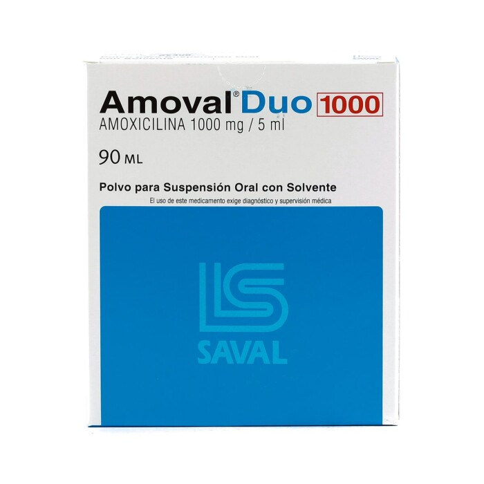 AMOVAL DUO 1000 SUSP. FRASCO X 90 ML. única