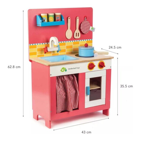 Cocina Cocinita Set Tender Leaft Madera Cherry Pie Cocina Cocinita Set Tender Leaft Madera Cherry Pie