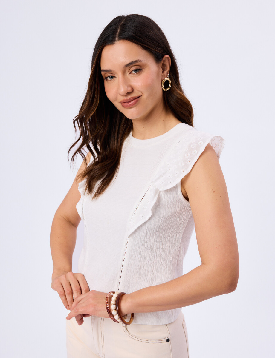 Musculosa volados Isabela Musculosa volados Isabela