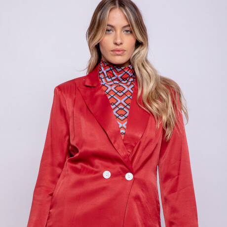 BLAZER ANZALDO Rojo Oscuro