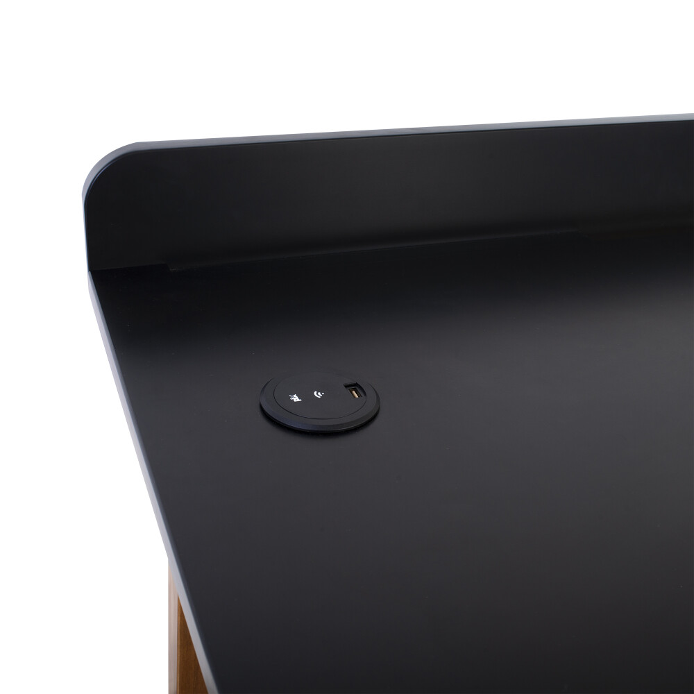 ESCRITORIO MDF-Y-MADERA NEGRO VOLT