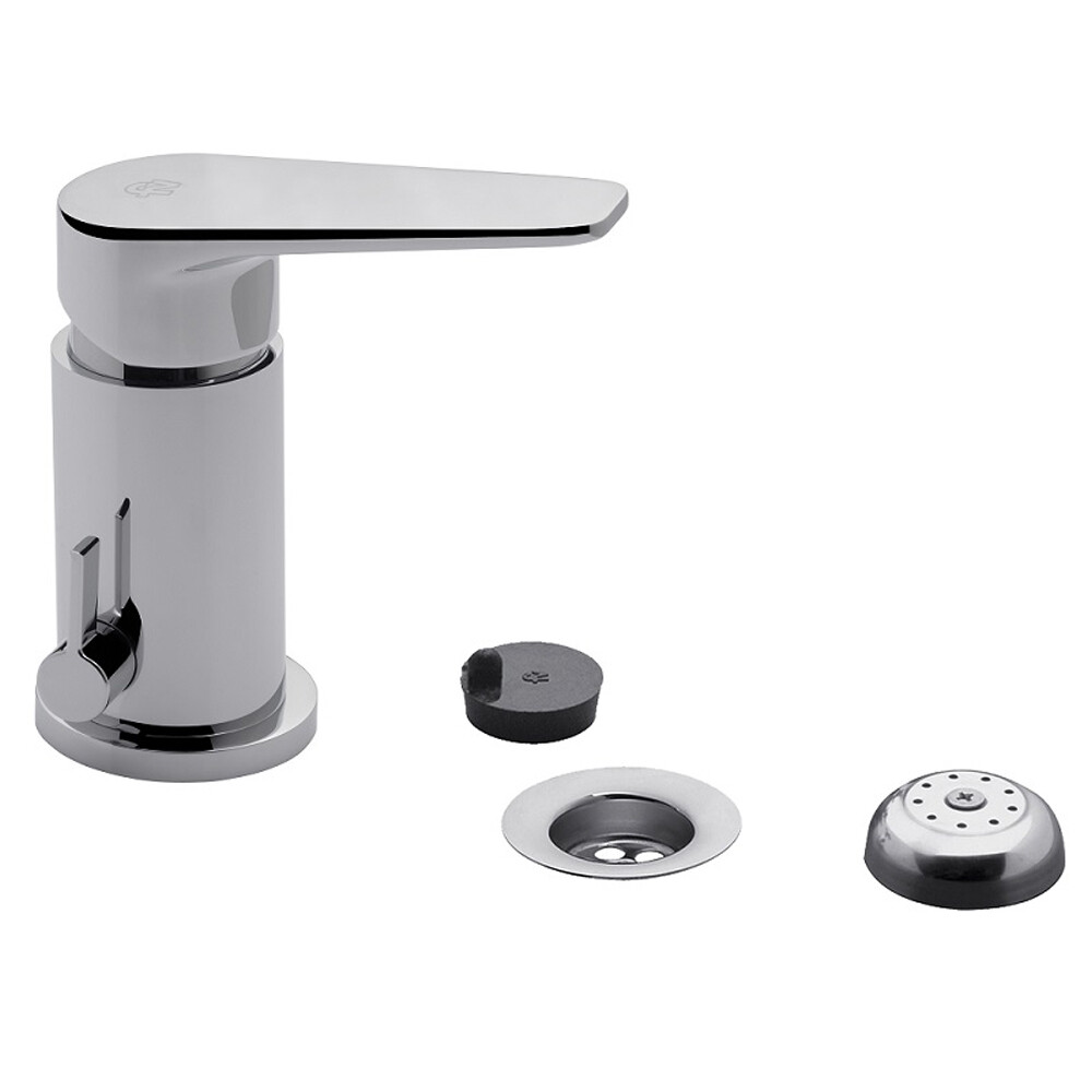 GRIFERIA MONOCOMANDO PARA BIDET LINEA ZOE CON TRANSFERENCIA COLOR CROMO FV Griferia Monocomando Para Bidet Linea Zoe Con Transferencia Color Cromo Fv