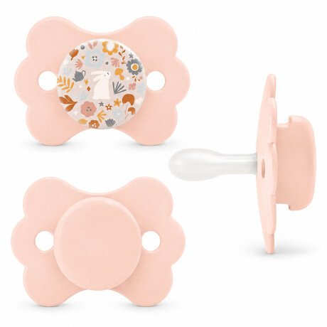 Chupetes Wonderland SX Pro 6-18m Silicona Fisiológico X2 Rosa