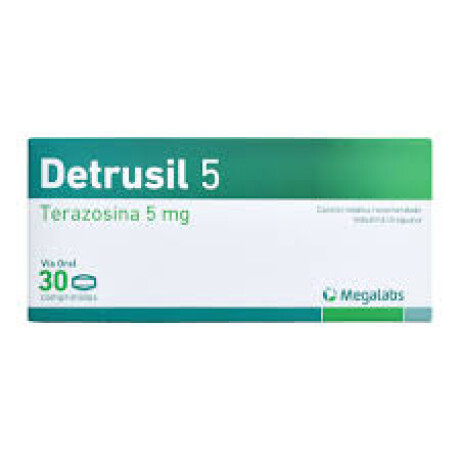 Detrusil 5 mg 30 Comprimidos | Medicamento Urológico Detrusil 5 mg 30 Comprimidos | Medicamento Urológico