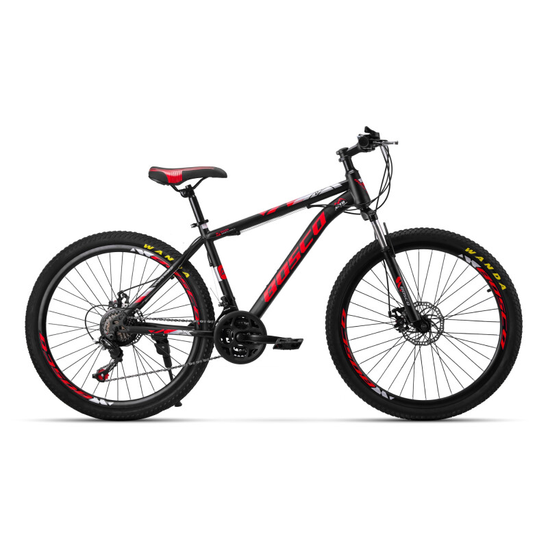 Bicicleta Montaña Rodado 26 Con 21 De Velocidad Aro 26 Rojo