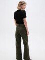 Pantalon Adeline Verde Oliva Oscuro