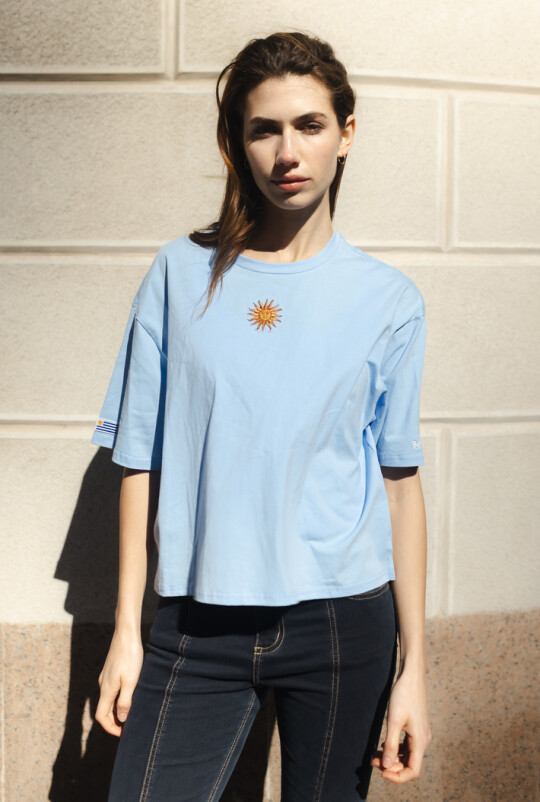 Remera Charrua Celeste