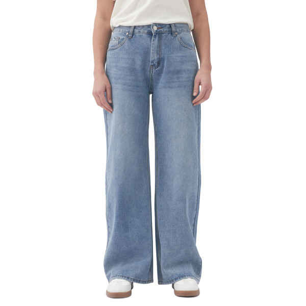 Roxy Jeans Holgados Mujer - Azul Claro Azul Claro