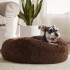 Cucha Cama Colchon Puff Plush 70cm Mascota Antiestress Color Variante MARRON