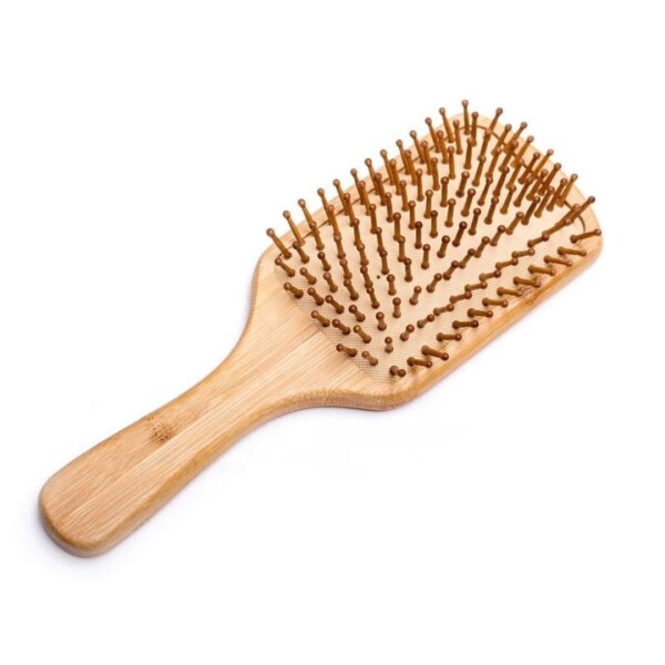 Cepillo para Cabello Bamboo Hair Brush Ovalado Cepillo para Cabello Bamboo Hair Brush Ovalado