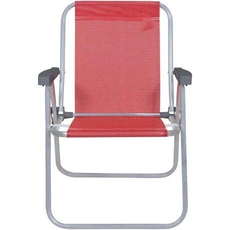 Silla Alta Aluminio Bel Lazy 71X53X54CM ROJO