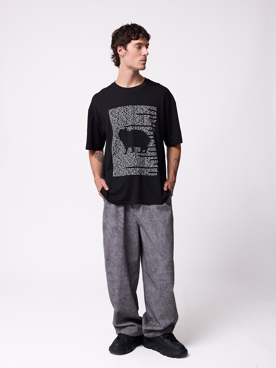 T-SHIRT BALOT DIXIE Negro